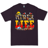 Plum miner life Premium Tee - Zillion Design Studio