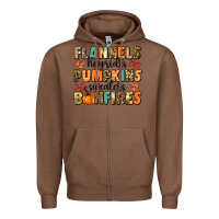 Chestnut flannels hayrides pumpkinsbonfires Zipper Hoodie - MaliasSmallBusiness