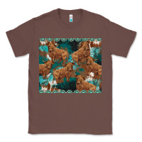 Chestnut turquoises gemstones cowhide highlands cow Classic Tee - BarkalooDesign