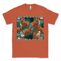 Copper turquoises gemstones cowhide highlands cow Classic Tee - BarkalooDesign