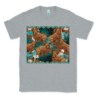 Heather Grey turquoises gemstones cowhide highlands cow Classic Tee - BarkalooDesign