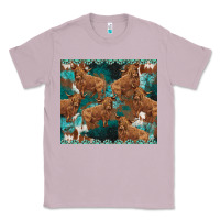 Lilac turquoises gemstones cowhide highlands cow Classic Tee - BarkalooDesign