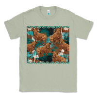 Matcha turquoises gemstones cowhide highlands cow Classic Tee - BarkalooDesign