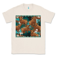Natural turquoises gemstones cowhide highlands cow Classic Tee - BarkalooDesign