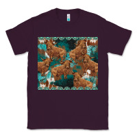 Plum turquoises gemstones cowhide highlands cow Classic Tee - BarkalooDesign