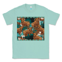 Seafoam turquoises gemstones cowhide highlands cow Classic Tee - BarkalooDesign