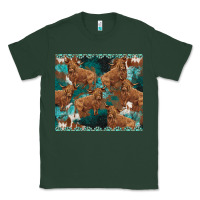 Sports Green turquoises gemstones cowhide highlands cow Classic Tee - BarkalooDesign