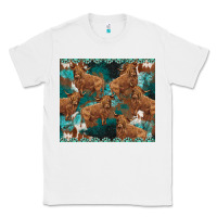 White turquoises gemstones cowhide highlands cow Classic Tee - BarkalooDesign