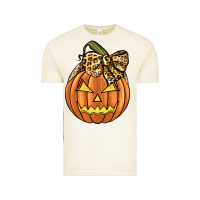Vintage Arctic Leopard Ribbon Halloween Pumkin Vintage Tee - JahusDesignShop