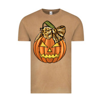 Vintage Camel Leopard Ribbon Halloween Pumkin Vintage Tee - JahusDesignShop