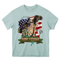 Arona army veteran  pray Heavy Core Tee - BarkalooDesign