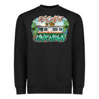Black escape to the unknown Heavyweight Sweatshirt - NancyCooperArtShop