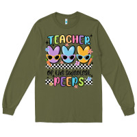 Army Green teacher of the sweetest Long Sleeve Tee - MaliasSmallBusiness