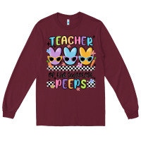 Burgundy teacher of the sweetest Long Sleeve Tee - MaliasSmallBusiness