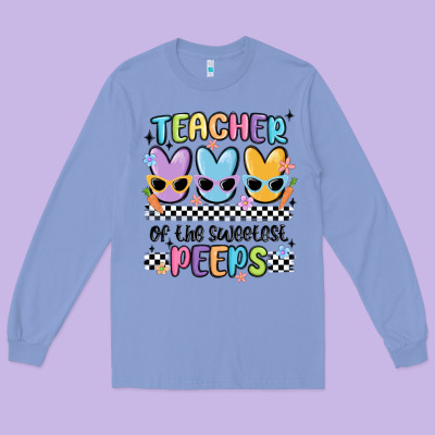 Teacher Of The Sweetest Long Sleeve Tee Designed By Maliassmallbusiness
