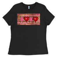 Black Valentine's Day Xoxo Ladies Tee - RanaPortraitStore