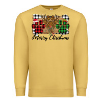 Antique Gold merry christmas paws Premium Sweatshirt - Bettercallsaul