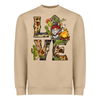 Mushroom love camping gnome Heavyweight Sweatshirt - BarkalooDesign