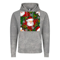 Cloud Rock Christmas Santa Claus Seamless Pattern Vintage Hoodie - BundleAndBundleShop