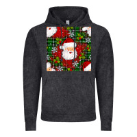 Vintage Arctic Christmas Santa Claus Seamless Pattern Vintage Hoodie - BundleAndBundleShop
