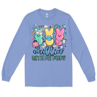 Colony Blue chillin with my peeps Long Sleeve Tee - MaliasSmallBusiness