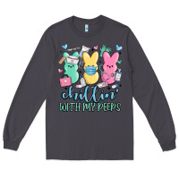 Smoke chillin with my peeps Long Sleeve Tee - MaliasSmallBusiness