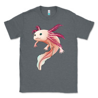 Charcoal Heather axolotl Classic Tee - Jasminsmagicworld
