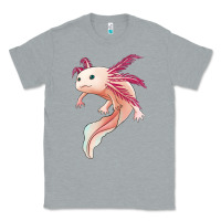 Heather Grey axolotl Classic Tee - Jasminsmagicworld