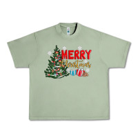 Oil Green merry christmas tree Urban Heavy Tee - AdoDesignShop