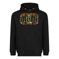 Black Camouflage Patterned Mimi Tried Heavyweight Hoodie - Bettercallsaul