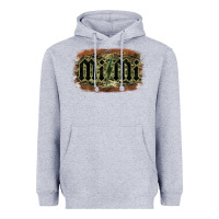 Heather Grey Camouflage Patterned Mimi Tried Heavyweight Hoodie - Bettercallsaul