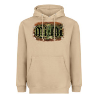 Camouflage Patterned Mimi Tried Heavyweight Hoodie | Teevron