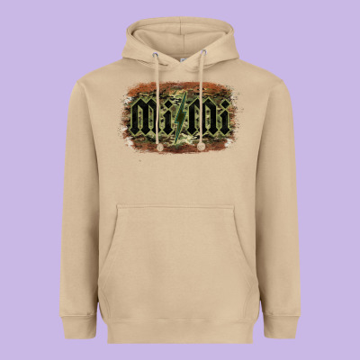 Camouflage Patterned Mimi Tried Heavyweight Hoodie Designed By Bettercallsaul