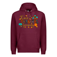 Burgundy one thankful grammy Premium Hoodie - JahusDesignShop