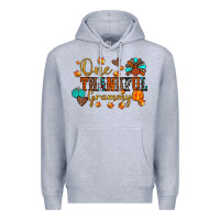 Heather Grey one thankful grammy Premium Hoodie - JahusDesignShop