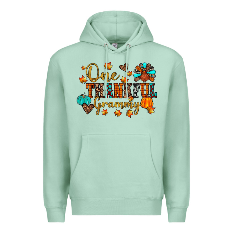 One Thankful Grammy Premium Hoodie by JahusDesignShop | Teevron