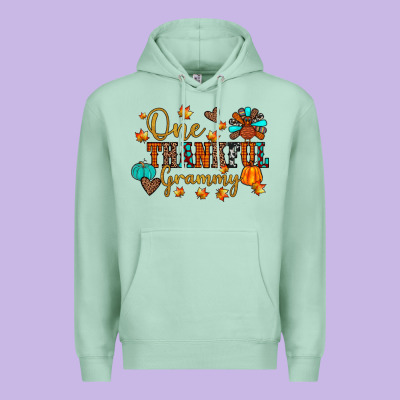 One Thankful Grammy Premium Hoodie Designed By Jahusdesignshop