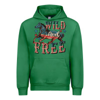 Emerald Wild and free 4th of july Urban Hoodie - CowGirlArtShop