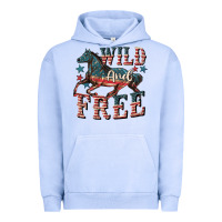 Pigment Grape Ice Wild and free 4th of july Urban Hoodie - CowGirlArtShop
