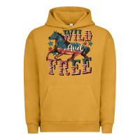 Pigment Peanut Butter Wild and free 4th of july Urban Hoodie - CowGirlArtShop