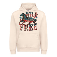 Sandshell Wild and free 4th of july Urban Hoodie - CowGirlArtShop