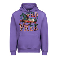 Tulip Wild and free 4th of july Urban Hoodie - CowGirlArtShop