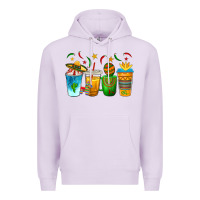 Lilac Cinco de Mayo Coffee Cups Premium Hoodie - texasbilliewilder