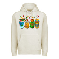 Oatmeal Heather Cinco de Mayo Coffee Cups Premium Hoodie - texasbilliewilder