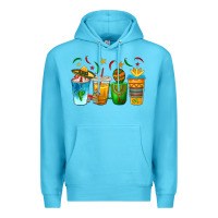 Ocean Blue Cinco de Mayo Coffee Cups Premium Hoodie - texasbilliewilder