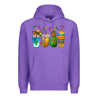 Purple Cinco de Mayo Coffee Cups Premium Hoodie - texasbilliewilder
