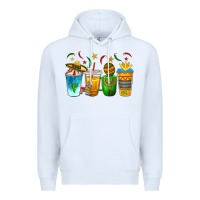 White Cinco de Mayo Coffee Cups Premium Hoodie - texasbilliewilder