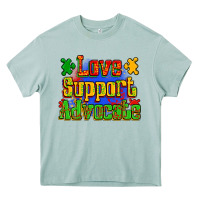 Arona love support advocate Heavy Core Tee - Zillion Design Studio