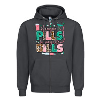 Smoke slingin' pills to pay the bills Zipper Hoodie - MaliasSmallBusiness