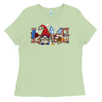 Matcha love 4th july with gnome billie wilder Ladies Tee - texasbilliewilder
